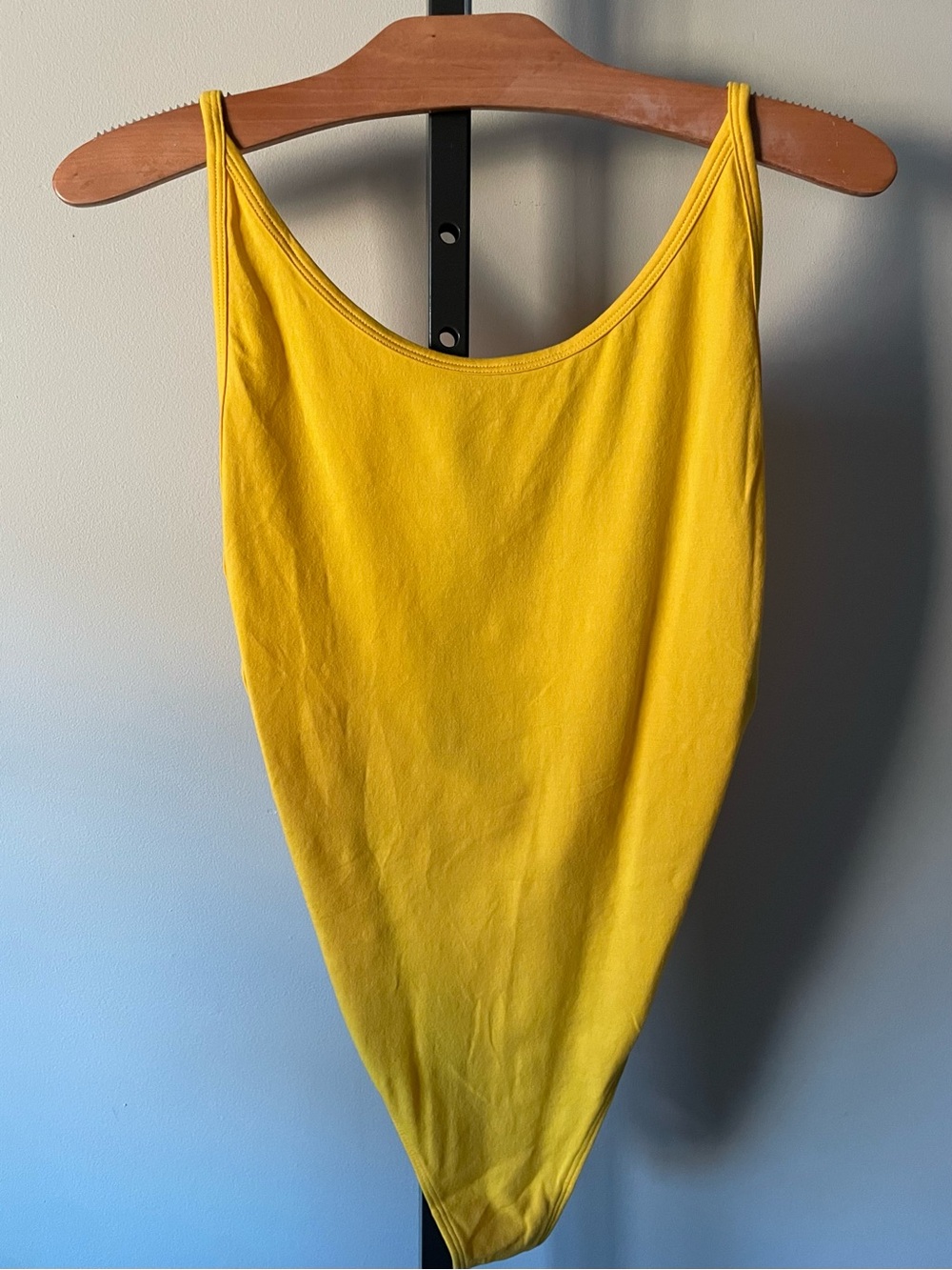 NEW TNA 90s Conzumel Bodysuit Yellow Thong